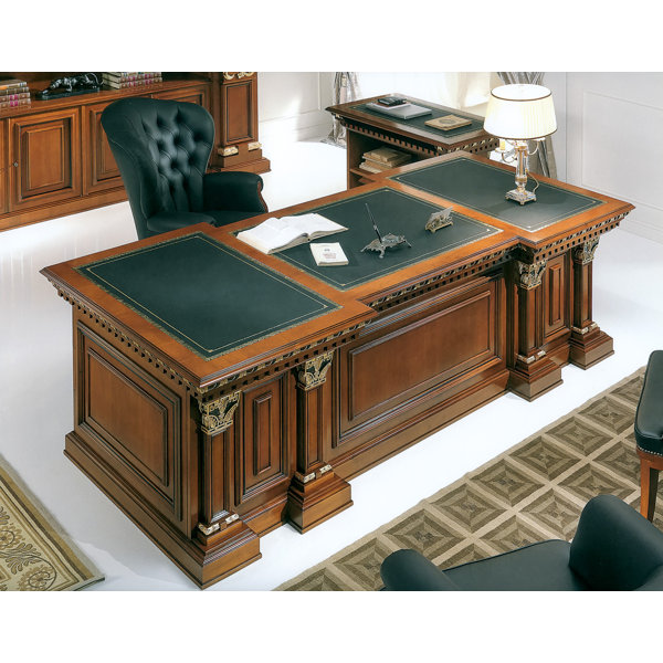 Solid Wood Executive Desk